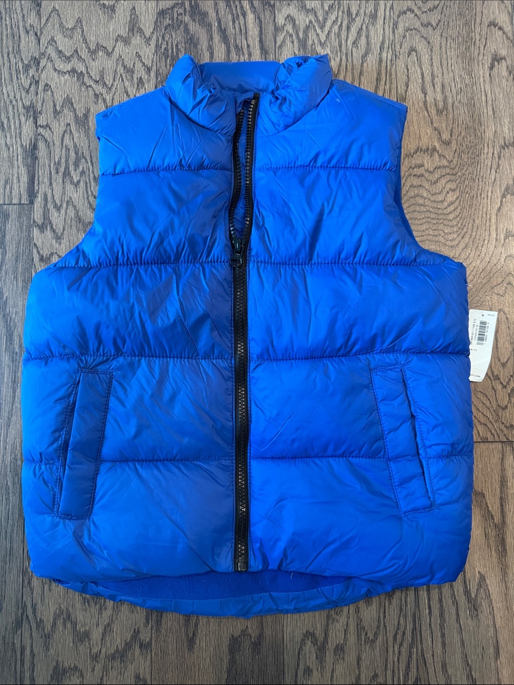 Old Navy Kids Bright Blue Puffer Vest NEW WITH TAGS